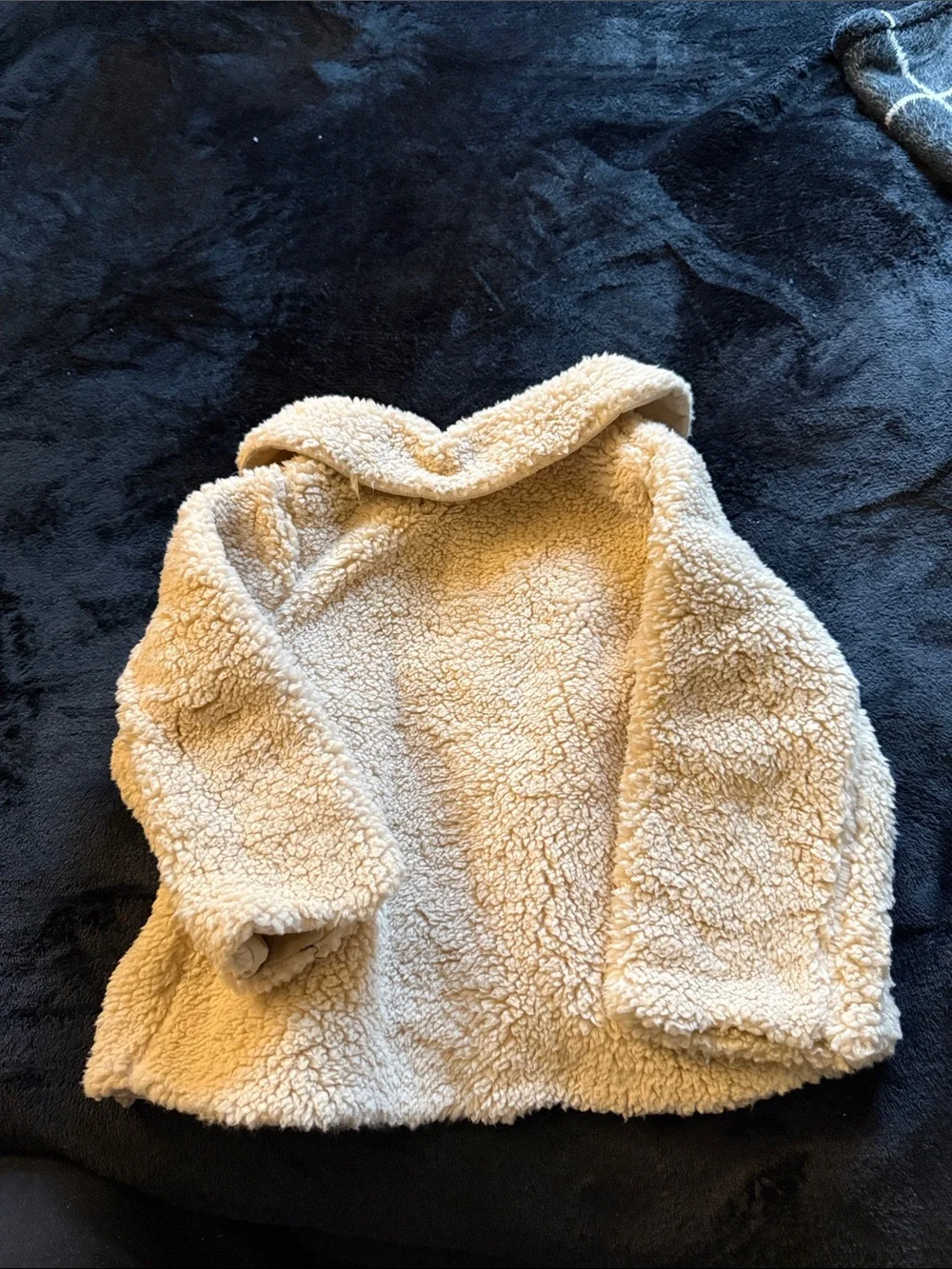 Carter's Cream Sherpa Puffer Jacket for Kids
